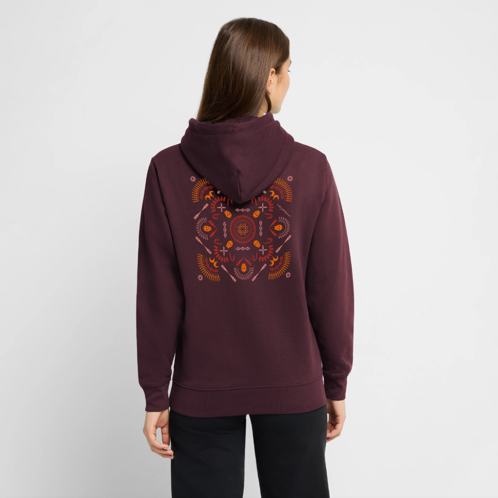 Unisex Organic Hoodie - Maroon
