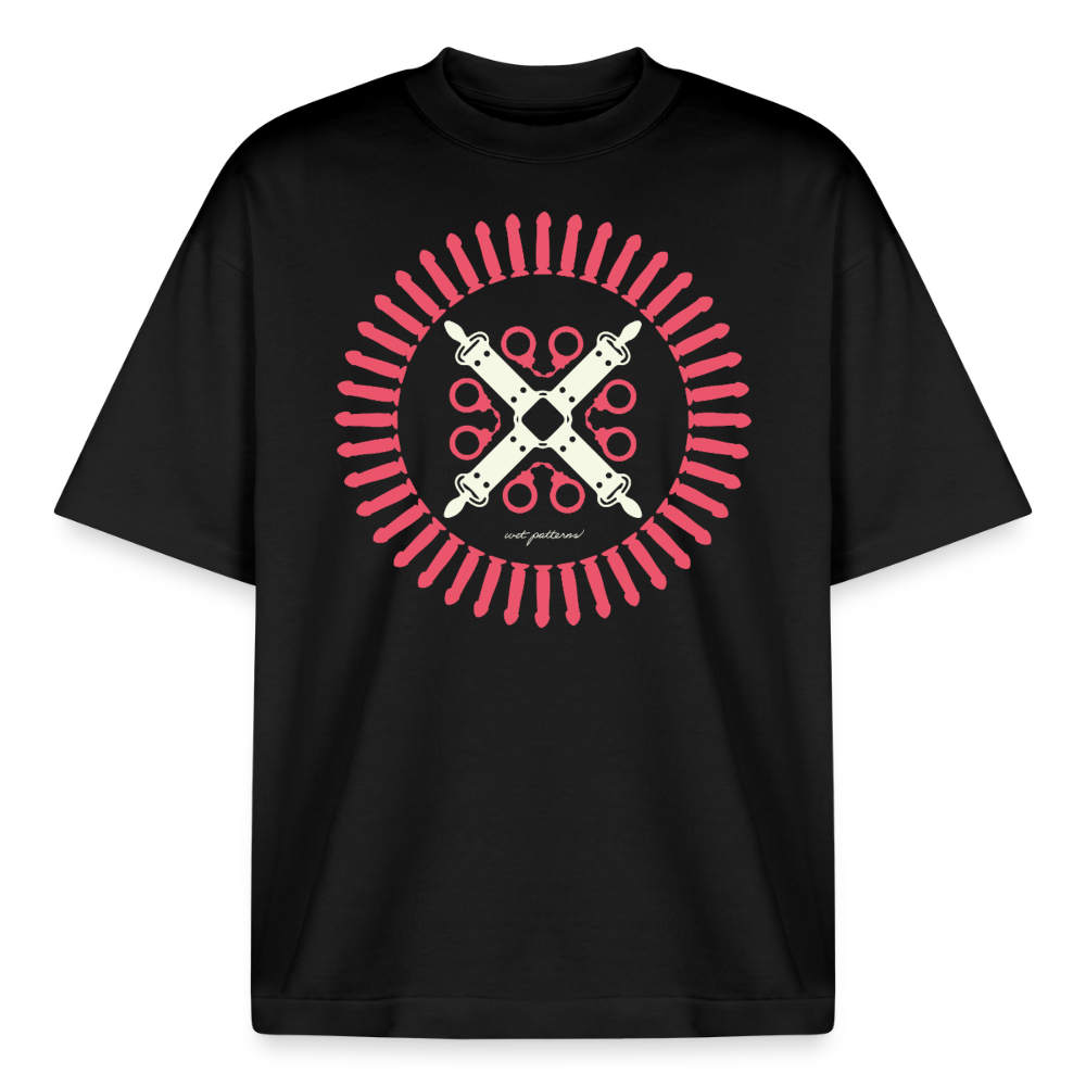 Boxy Heavyweight Unisex Organic T-Shirt von Stanley/Stella - Schwarz