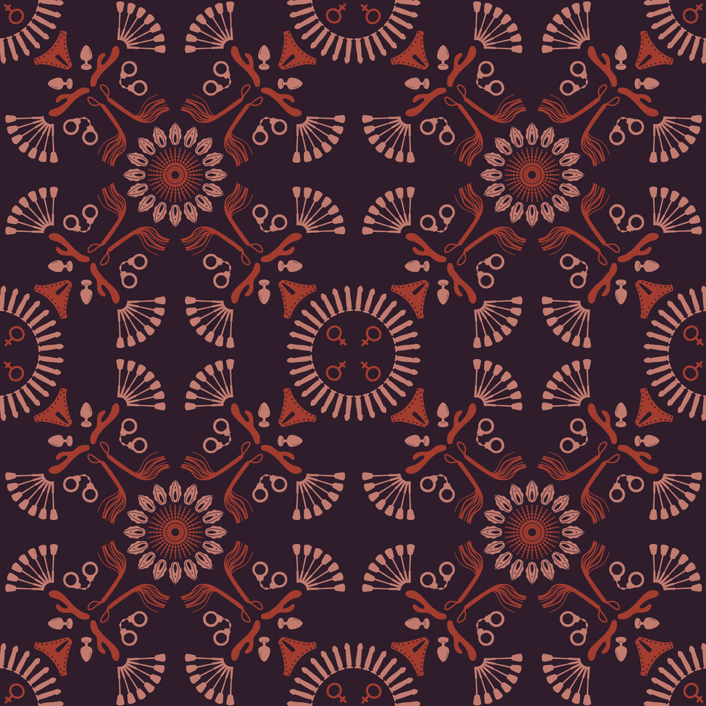 Pleasure Pattern | Premium Schal aus Seide