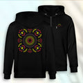 Badder Bunny | Unisex Organic Zipper Hoodie, Schwarz