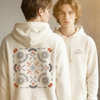 Puppy Paddle | Unisex Organic Hoodie, Naturweiß