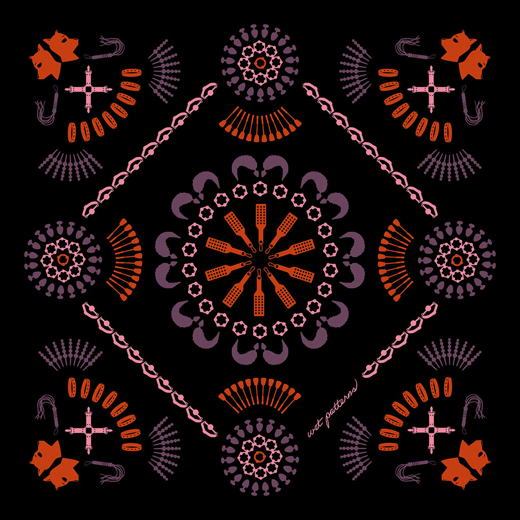 Butt Plug Mandala | Wendekissen, doppelseitiger Kontrastdruck