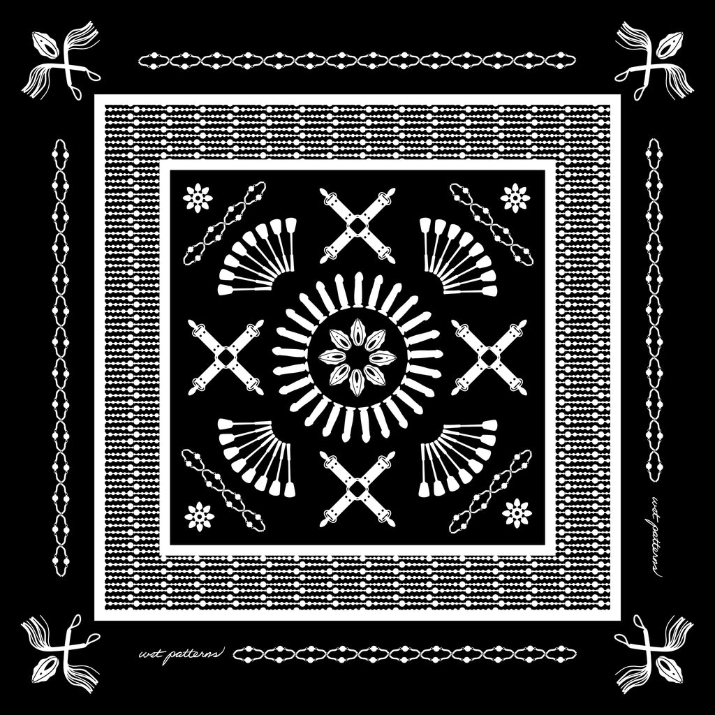Kink in Bloom | Wendekissen, doppelseitiger Kontrastdruck