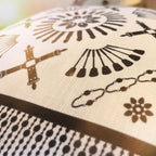 Kink in Bloom | Wendekissen, doppelseitiger Kontrastdruck