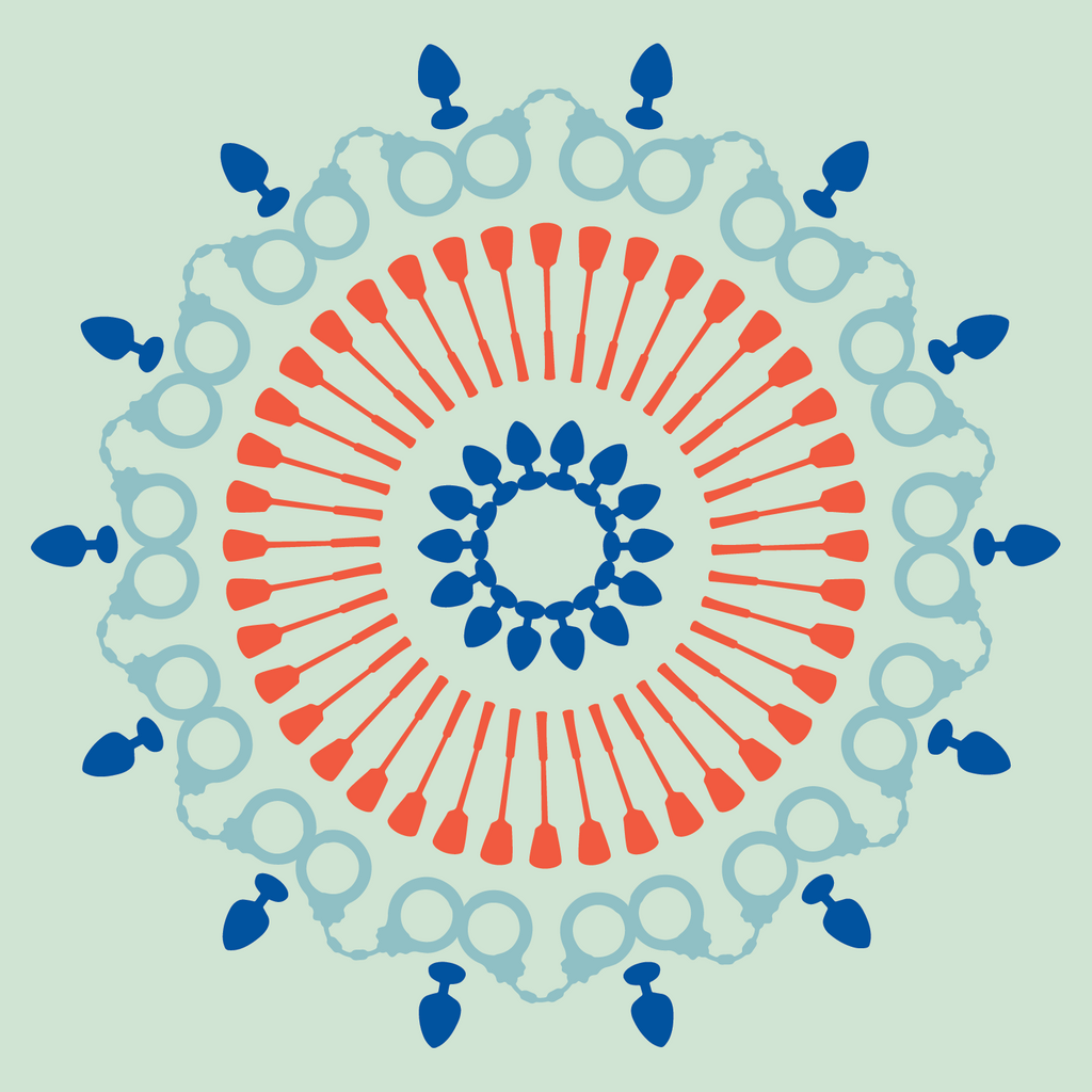 Cuff Plug Mandala | Geschenkpapier
