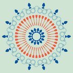 Cuff Plug Mandala | Geschenkpapier