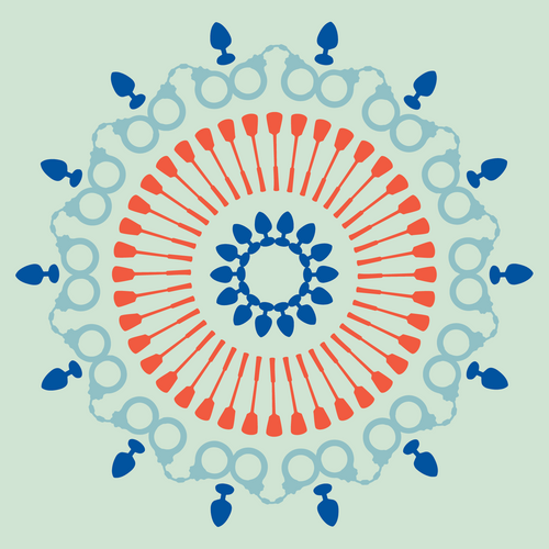 Cuff Plug Mandala | Geschenkpapier
