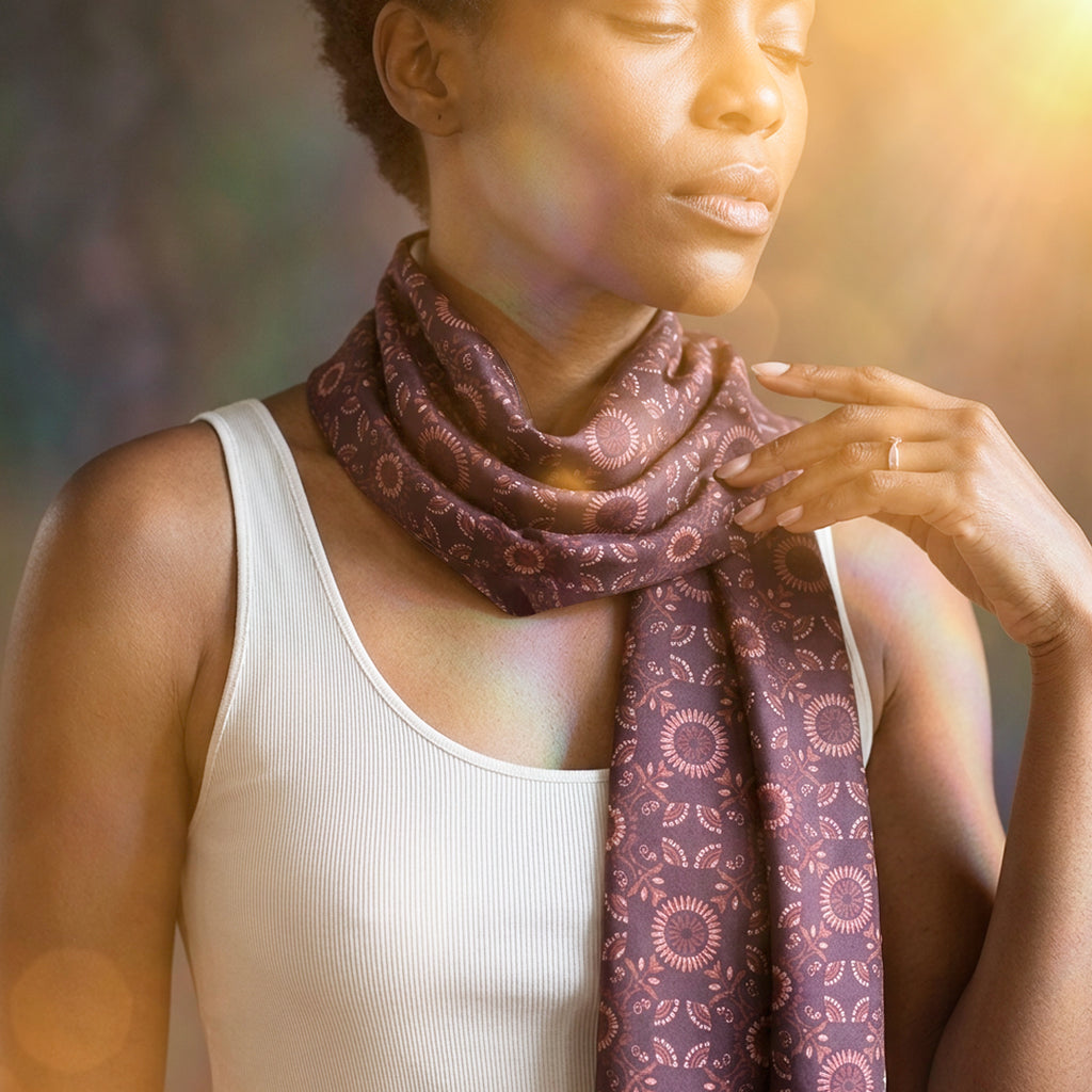 Pleasure Pattern | Premium Schal aus Seide