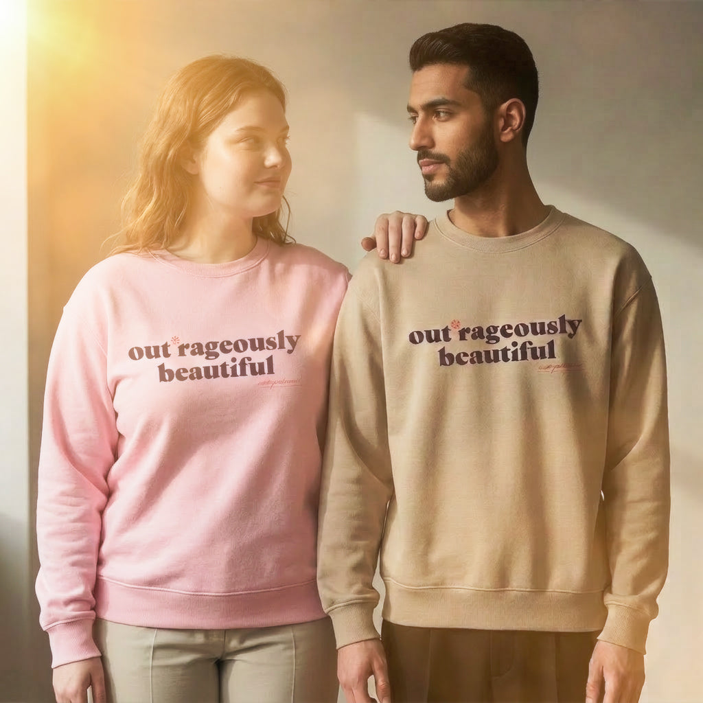 Out*rageous Signature | Unisex Organic Sweater