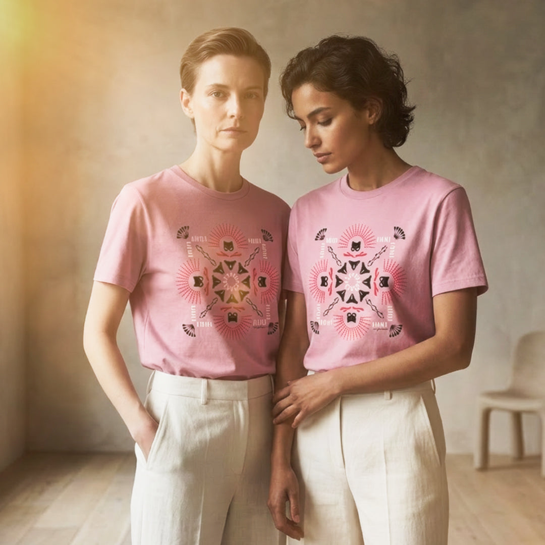 Kinky Kitten | Unisex Organic T-Shirt, Pink