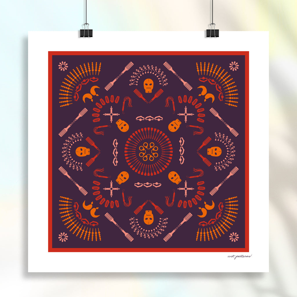 Mask Man Mandala | Fine Art Print