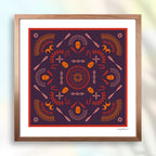 Mask Man Mandala | Fine Art Print
