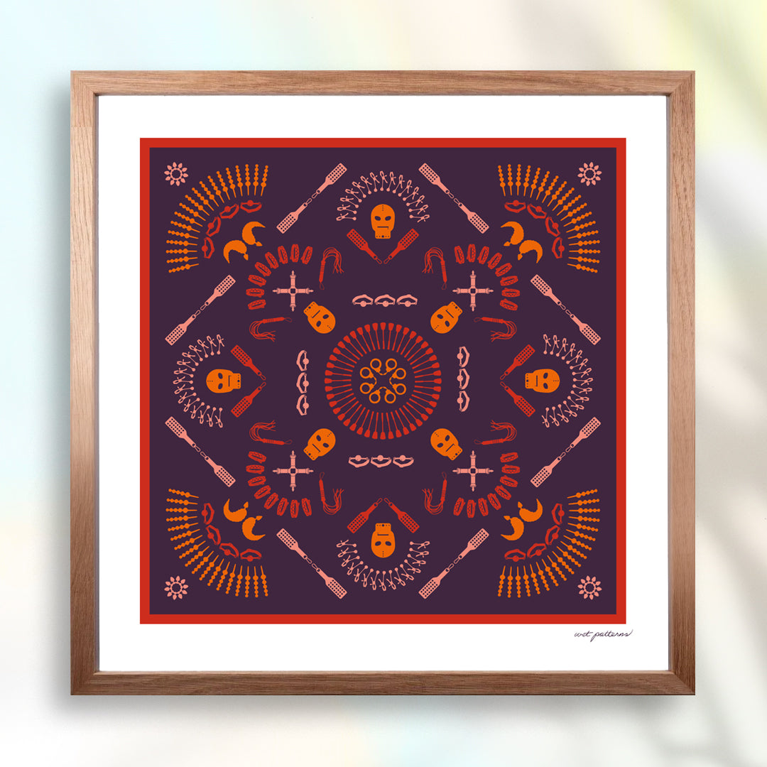 Mask Man Mandala | Fine Art Print