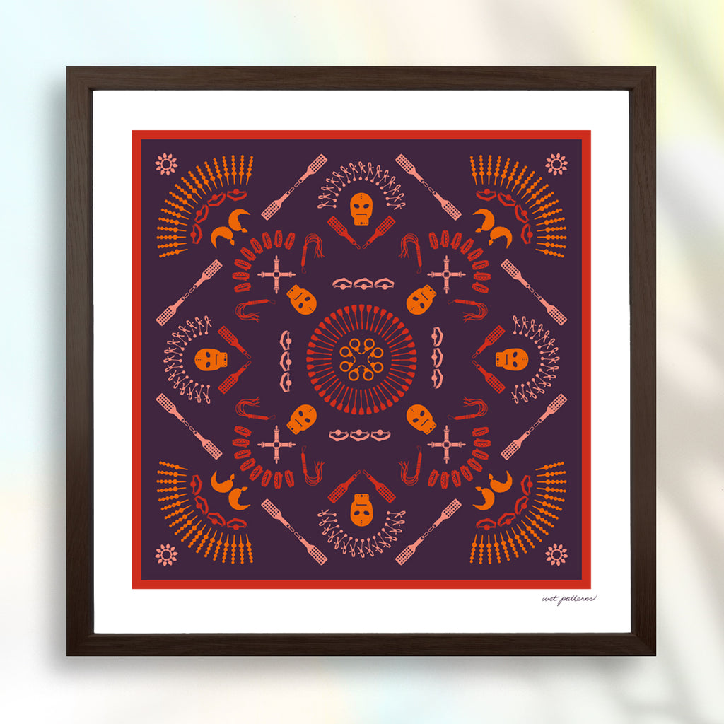 Mask Man Mandala | Fine Art Print