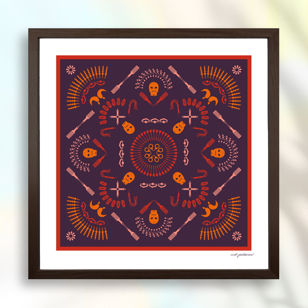 Mask Man Mandala | Fine Art Print