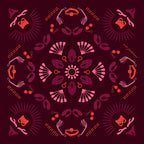 Fetish Flower | Wendekissen, doppelseitiger Kontrastdruck
