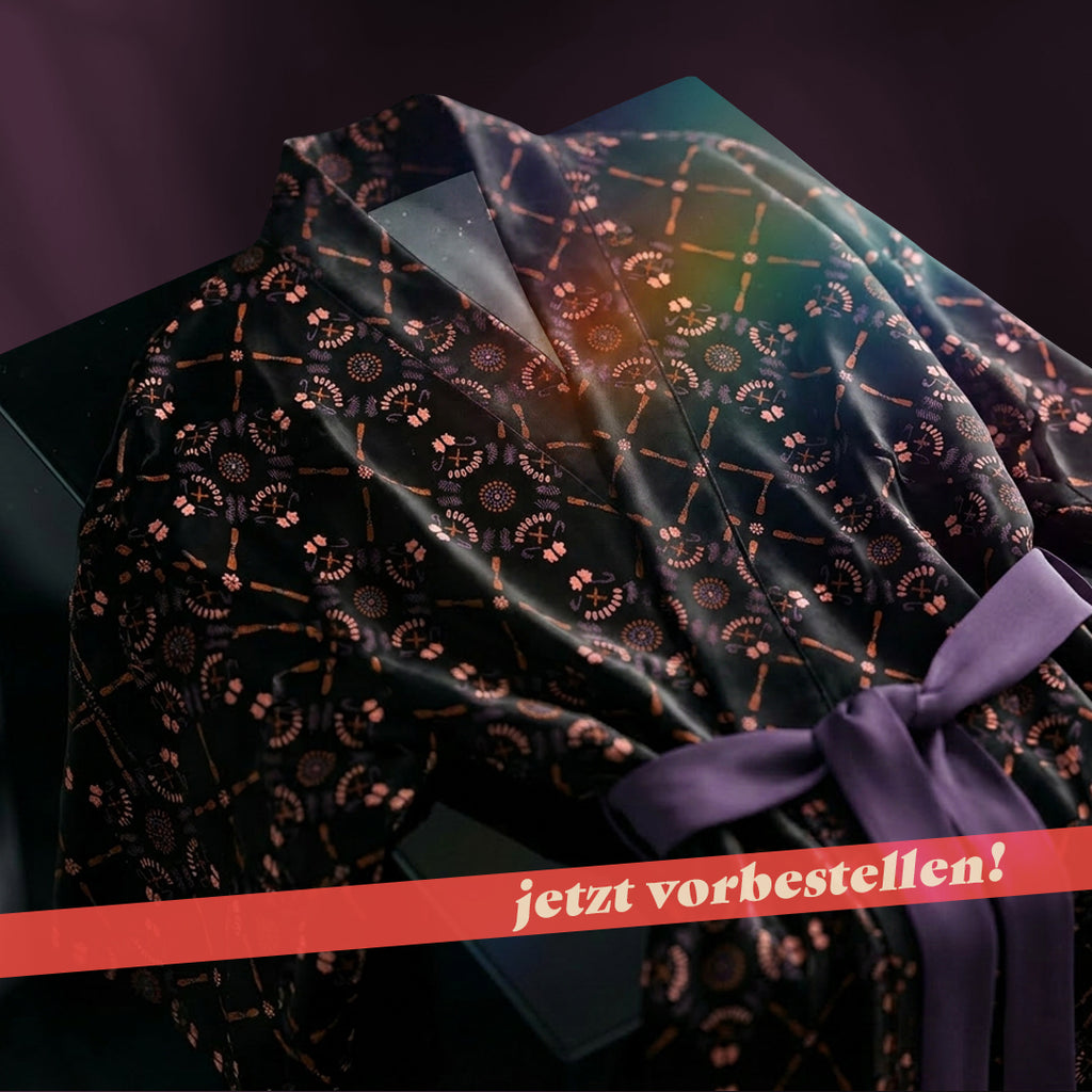Doggie Diamonds | Kimono-Morgenmantel
