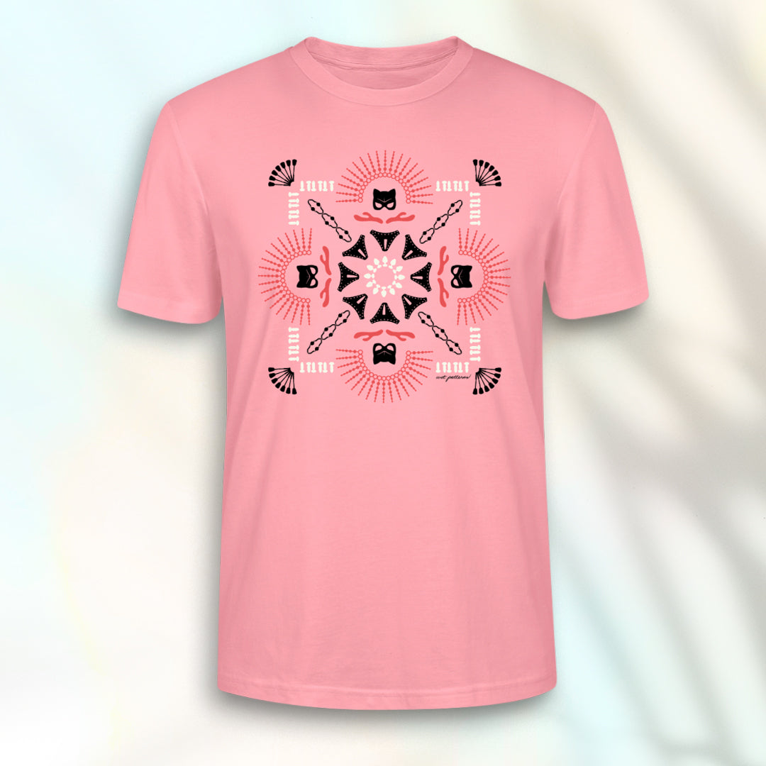 Kinky Kitten | Unisex Organic T-Shirt, Pink